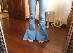 Khách mua hàng online order quần jeans ống suông lại được ship cho quần loe như chân vịt: Nhìn mà giận tím người luôn á!