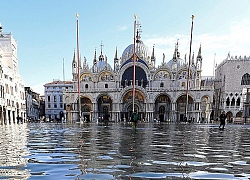 Những hình ảnh ấn tượng về trận lụt lịch sử đang "hoành hành" thiên đường Venice, Italy