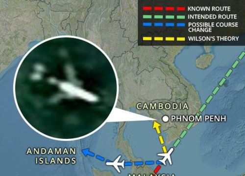 Nóng: 'Đống đổ nát' MH370 bất ngờ xuất hiện trên Google Earth