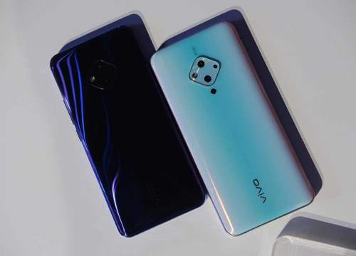 Trên tay Vivo S5: Màn hình OLED đục lỗ, 4 camera hình kim cương