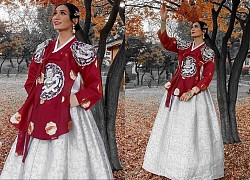 BB Trần lại gây thương nhớ với hình ảnh mặc Hanbok, đợi chờ được "thị tẩm" tại Hàn Quốc