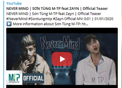 Chiêu lừa đảo mới của cư dân mạng: úp mở Sơn Tùng hợp tác cùng Zayn Malik nhưng đường link lại đưa đến MV của Winner