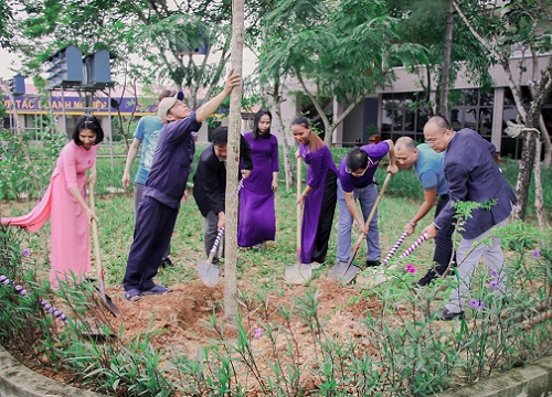 Đại học Phú Xuân - Huế không nhận hoa mà thay bằng cây xanh dịp 20/11