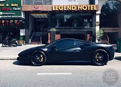 Ferrari 488 GTB đen nhám độc nhất Việt Nam về tay dân chơi Đà Nẵng