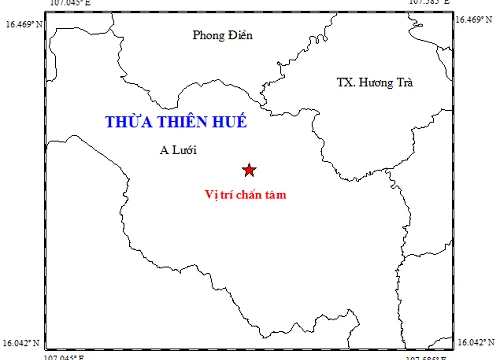 Huế: Động đất xảy ra trong đêm và chỉ đạo nóng của huyện A Lưới