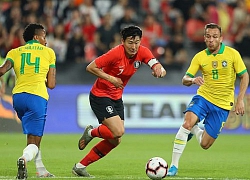 Tuyển Hàn Quốc đá giao hữu thua Brazil 0-3