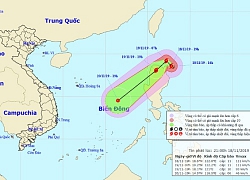 Xuất hiện bão Kalmaegi gió giật cấp 13 hoạt động gần Biển Đông