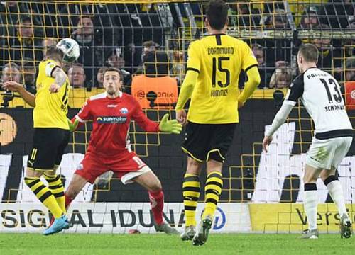 Dortmund Padeborn: Dẫn trước 3 bàn vẫn nhận cái kết đắng