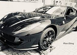 Lộ diện Ferrari 812 Superfast thứ hai về Việt Nam, màu sơn tiếp tục gây tò mò