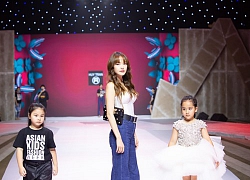 Sao Việt tập catwalk cùng mẫu nhí