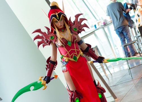 Valeera và gương mặt sát khí đùng đùng