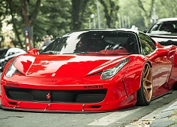 Ferrari 458 Italia độ thân rộng đầu tiên Việt Nam ra Bắc