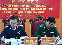 Hải quan - Biên phòng Hà Tĩnh ký kết kế hoạch phối hợp hoạt động