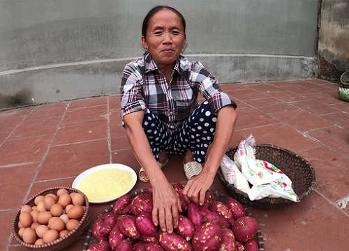 Lại thất bại trong màn làm đồ ăn "siêu to khổng lồ", bà Tân nhanh chóng chữa cháy để "cứu" chiếc bánh khoai