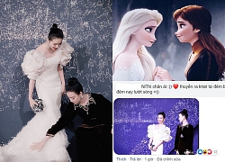 Netizen soi khoảnh khắc Nghê Ni đỡ váy cho Lưu Thi Thi "tình tứ" không khác gì chị em Elsa?