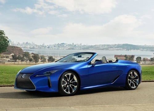 Ra mắt xế sang thể thao Lexus LC500 bản mui trần