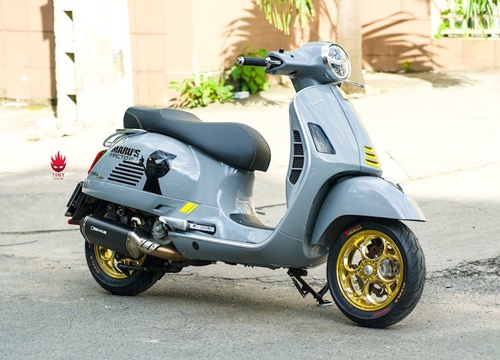 Shop độ Việt "làm duyên" cho Vespa GTS 300 của nước Ý với điểm nhấn đắt giá