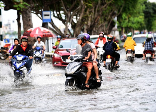 Triều cường và không khí lạnh