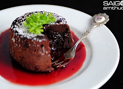 Công thức làm bánh núi lửa sôcôla (chocolate lava cake) thơm ngon quyến rũ