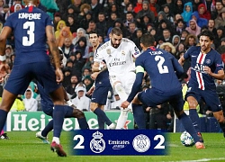 Điểm nhấn Real 2-2 PSG: 'Nhà vua' nước Pháp thách thức châu Âu