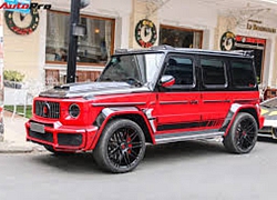 Mercedes-AMG G63 thứ hai tại Việt Nam nâng cấp gói độ Brabus nhưng màu sơn gây chú ý hơn cả