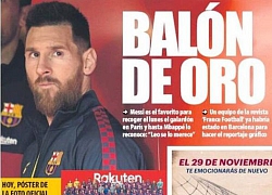 Messi nhận được thông báo đã giành QBV 2019?