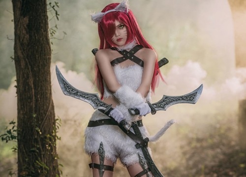 Ngắm nhìn cosplay Katarina Mèo Kitty siêu lạnh lùng và đáng yêu nhưng không kém phần xinh đẹp