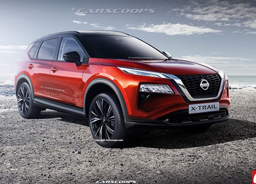 Nissan X-Trail 2021 mang phong cách thiết kế hoàn toàn mới, lộ hình ảnh chạy thử