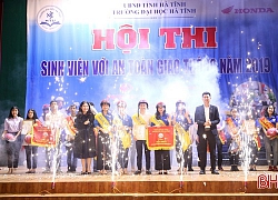 Sinh viên Đại học Hà Tĩnh tranh tài tại Hội thi An toàn giao thông năm 2019