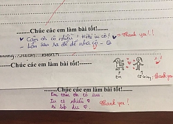 Trình "nịnh" cô của học sinh lên tầm vô cực: Bài kiểm tra cũng không tha, thả tim chiu chíu và nhắn nhủ ngọt ngào thế này