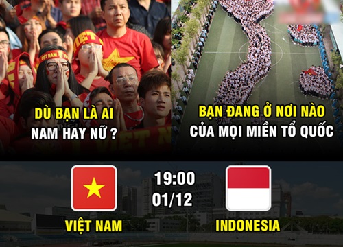 Dân mạng khí thế chế ảnh trước đại chiến U22 Việt Nam vs U22 Indonesia