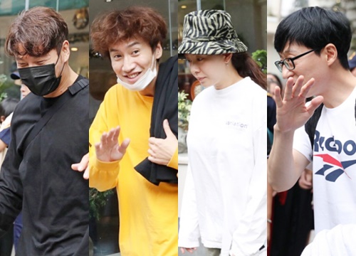 Dàn Running Man rời khách sạn đi tổng duyệt: Ngã ngửa vì tóc của Lee Kwang Soo, Hổ cười tít nhưng sao Ji Hyo mệt mỏi thế này?