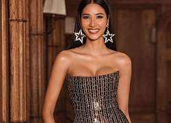 Hoàng Thùy đẹp lộng lẫy dự tiệc đêm Miss Universe 2019: Váy lấp lánh đẹp nhất 4 ngày ở Mỹ