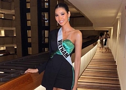 Miss Universe 2019 ngày thứ ba: Hoàng Thùy mặc đồ 2 trong 1, 'chặt đẹp' chiều cao hoa hậu Venezuela