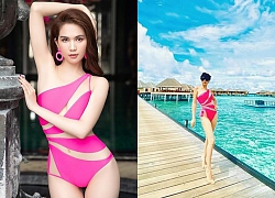 Ngọc Trinh tặng bikini cũ cho Trang Trần