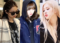 BLACKPINK đúng là nữ hoàng sân bay: Lisa xinh gì mà xinh thế, Jennie và Rosé thần thái như tổng tài