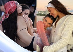 Kendall Jenner và Bella Hadid ôm nhau trên bãi biển