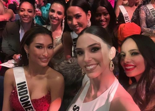 Miss Universe 2019 ngày thứ 7: Đối thủ lên đồ rực rỡ, tìm Hoàng Thùy khó như mò kim đáy bể