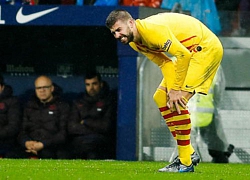 Pique chấn thương, Barca lo sốt vó