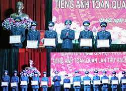 Tuyên dương đội tuyển tham gia Hội thi Olympic tiếng Anh toàn quân lần thứ 2