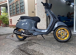 Vespa Sprint độ loạt đồ chơi khủng làm 'mờ mắt' người xem