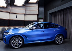 Chi tiết BMW X6 M50i phiên bản màu xanh Riverside Blue