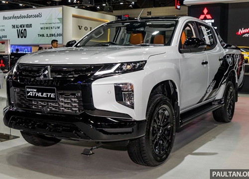 Cận cảnh Mitsubishi Triton thế hệ mới phiên bản đặc biệt Athlete tại Thái Lan