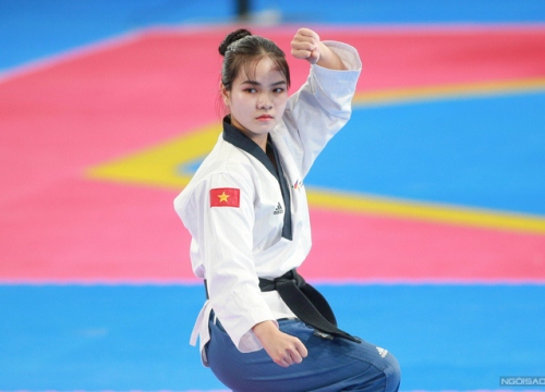 Hot girl taekwondo giành HC đồng SEA Games