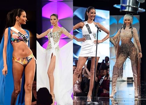 Xem lại những hình ảnh siêu nóng bỏng của "Vedette" Hoàng Thùy tại Miss Universe khiến fan quốc tế trầm trồ