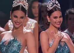 Catriona Gray xuất hiện với thần thái 'chặt chém chị em' trước thời khắc trao vương miện cho người kế nhiệm