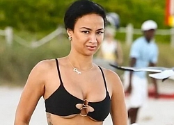 Draya Michele khoe eo thon nhỏ trên biển