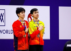 Kình ngư Hưng Nguyên, Kim Sơn đứng chung bục nhận huy chương SEA Games