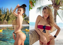 Đã nghiện các loại bikini bé xíu, Ngân 98 còn cắt ngắn thêm khiến vòng 1 &#8217;siêu to khổng lồ&#8217; chỉ chực &#8216;xé rào&#8217;