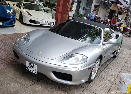 Hàng hiếm Ferrari F360 Spider bất ngờ tái xuất sau thời gian dài ở ẩn tại Sài Thành